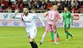 King's Cup: Aspas hat-trick gives Sevilla last 16 berth; Barca cruise