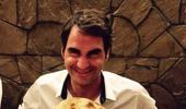 IN PHOTOS: Federer, other tennis stars get a taste of India