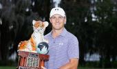 World Challenge golf: Spieth wins by 10 strokes, Woods tied last