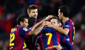 King's Cup: Pedro scores hat-trick as Barca crush Huesca