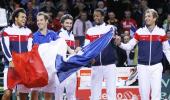 Davis Cup: France and Switzerland celebrate 3-0 leads, Serbia dumped