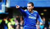 EPL PHOTOS: Hazard puts Chelsea on top as Arsenal routed at Liverpool