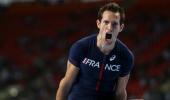 Lavillenie beats Bubka's indoor pole vault world record