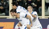 Serie A: Palacio, Icardi star in Inter's 2-1 win over Fiorentina