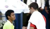 Somdev advances in Dubai after Del Potro retires hurt