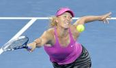 Sharapova finds positive signs despite defeat