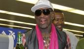 Rodman in North Korea with basketball bash on Kim's birthday