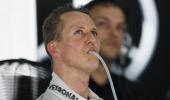 Michael Schumacher shows 'slight improvement'