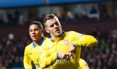 EPL PHOTOS: Arsenal log 'massive three points' at Villa to go top