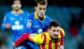 King's Cup: Double for Messi but Neymar injured in Barca win