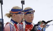 American biathlete gives up her Olympic spot to twin sister