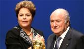 Blatter, Rousseff brush off World Cup problems