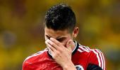 Pride and sorrow for tearful Rodriguez as Colombia exit