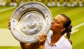 PHOTOS: Unstoppable Kvitova crushes Bouchard to win Wimbledon title