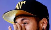 It wasn't a normal challenge, says an emotional Neymar
