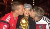 Germany's Podolski goes on selfie spree after World Cup win