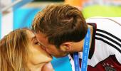 PHOTOS: How Germany WAGs congratulated their men...