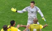Valiant performance vindicates vilified Brazil keeper Cesar
