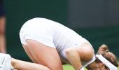PHOTOS: Serena-slayer Cornet, seals it with a kiss