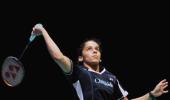 All England Championships: Saina advances, Sindhu crashes out