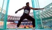 Vikas Gowda wins silver at the IAAF Diamond League in Doha