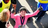 PHOTOS: 'Proud' Wozniacki completes New York Marathon as Serena cheers her on