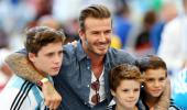 Beckham's eldest son Brooklyn signs short-term deal with Arsenal