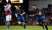 EPL in Pix: Late goals give Man City victory at Villa