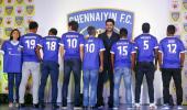 Abhishek Bachchan unveils Chennaiyin FC jersey