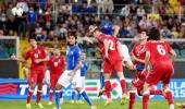 Euro 2016 qualifiers: Chiellini stars in Italy win; Dutch beat Kazakhs