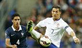 Ronaldo has knee problems again as France beat Portugal in friendly