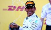 Hamilton wins as Mercedes take constructors' title