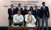 PM hosts Asian Games medallists, lauds their feats