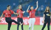 First Look! Sania Mirza scores during ISL