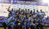 Harmanpreet's late goal helps India lift Johor Cup title