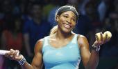 Williams ends year at No 1 spot after Sharapova eliminated from WTA Finals