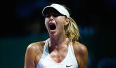 Sharapova grinds out first win but still exits WTA Finals