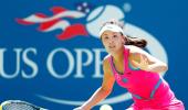 US Open: China's Peng routs Swiss teen to reach semis