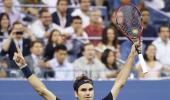 US Open: Federer comes back from two sets down to reach semis