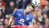 EPL: Jagielka stunner earns Everton a dramatic draw at Liverpoool