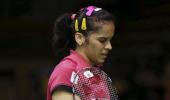 Saina knocked out from Malaysia Open, lose No. 1 ranking