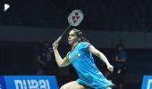 Asia Badminton C'ship: Saina sails to quarters, Sindhu ousted