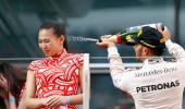 Did foreign media overreact to Hamilton champagne incident?