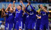 EPL PHOTOS: Chelsea inch towards title with gritty United win