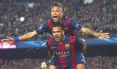 CL PHOTOS: Brilliant Bayern, Barcelona reach semis