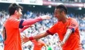 La Liga PHOTOS: Neymar, Messi help 10-man Barca beat Espanyol