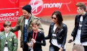 London Marathon: Beckhams, Button, Paula step out in style