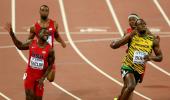 Usain proves Bolt does strike twice at same place