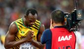 Tired Bolt and Gatlin take it easy in 200 metres heats