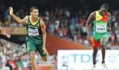 PHOTOS: South Africa's Van Niekerk stuns champions to win 400m